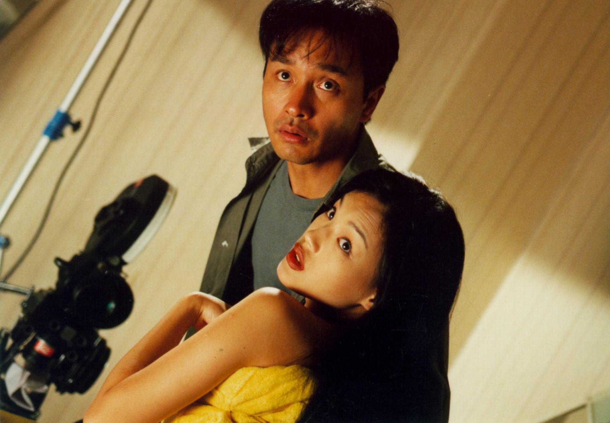 Leslie Cheung and Shu Qi in a still from Viva Erotica.