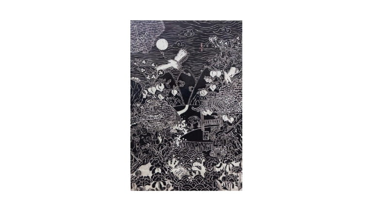 "By The River," a work by Joan Kim Suzuki. 