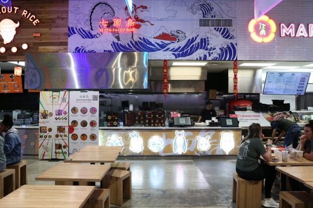 Seven Faced Bird at Gangnam Food Hall, 1001 W. Chicago Avenue in Chicago, is seen on April 30, 2024. (Terrence Antonio James/Chicago Tribune)