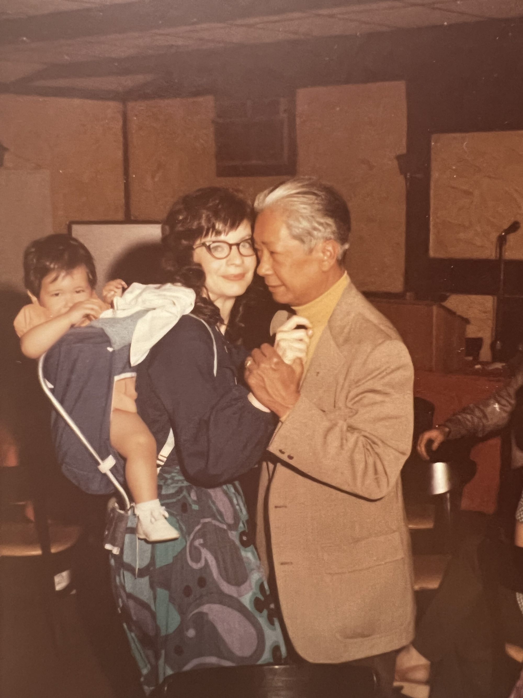 Alexandra Chan as a baby with her parents. Photo: courtesy of Alexandra Chan