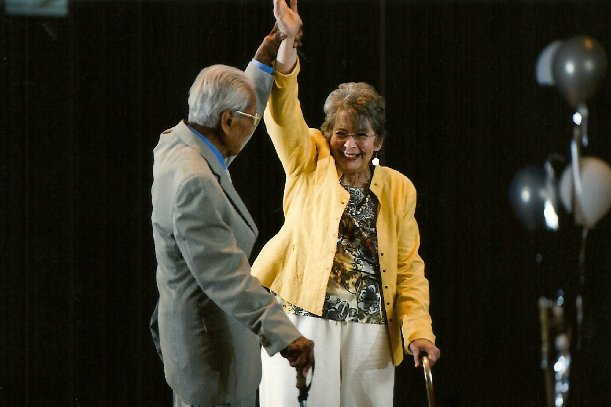 Alexandra Chan’s father and mother at a gala for cancer survivors and their families. Her mother died from a blood cancer called multiple myeloma in 2011. Photo: courtesy of Alexandra Chan