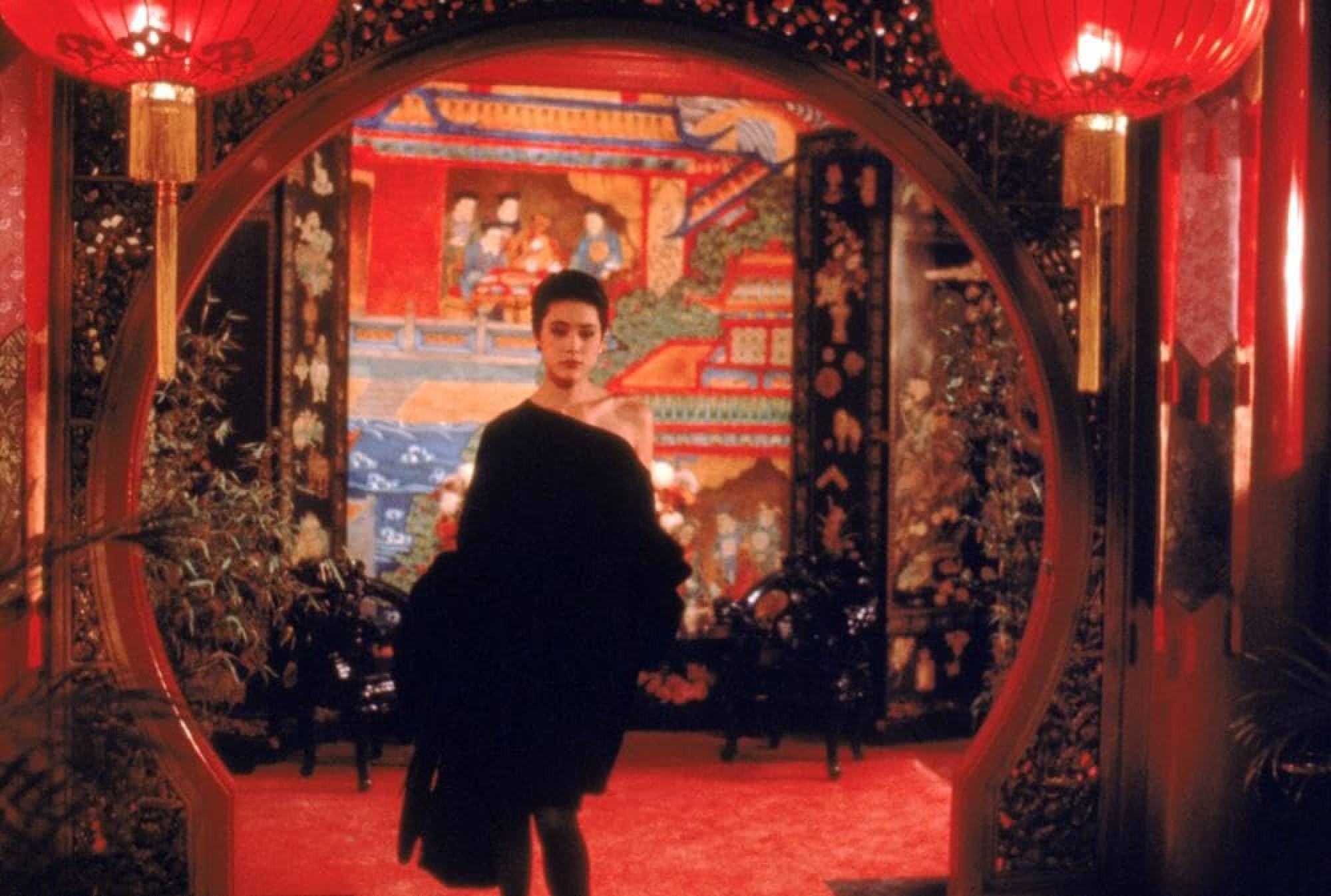 Ariane as reporter Tracy Tzu in a still from Year of the Dragon.