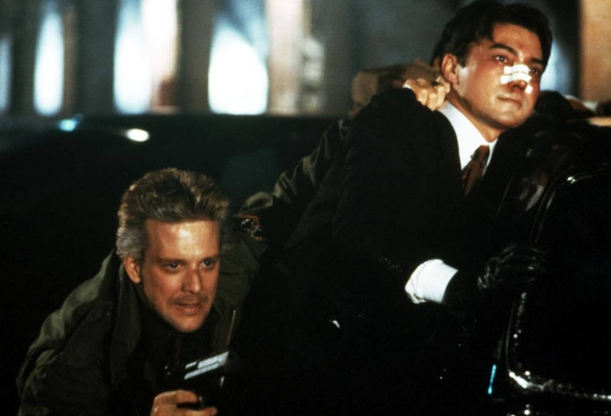 Rourke and Lone in a still from Year of the Dragon.