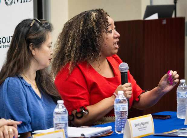 Melenaite Fifita, staff research associate at the UC Irvine School...