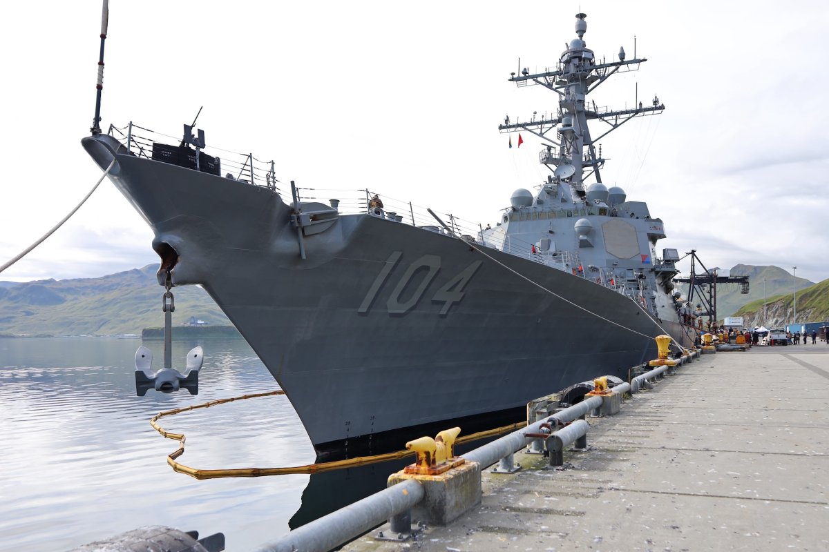 US Navy Destroyer Visits Alaska