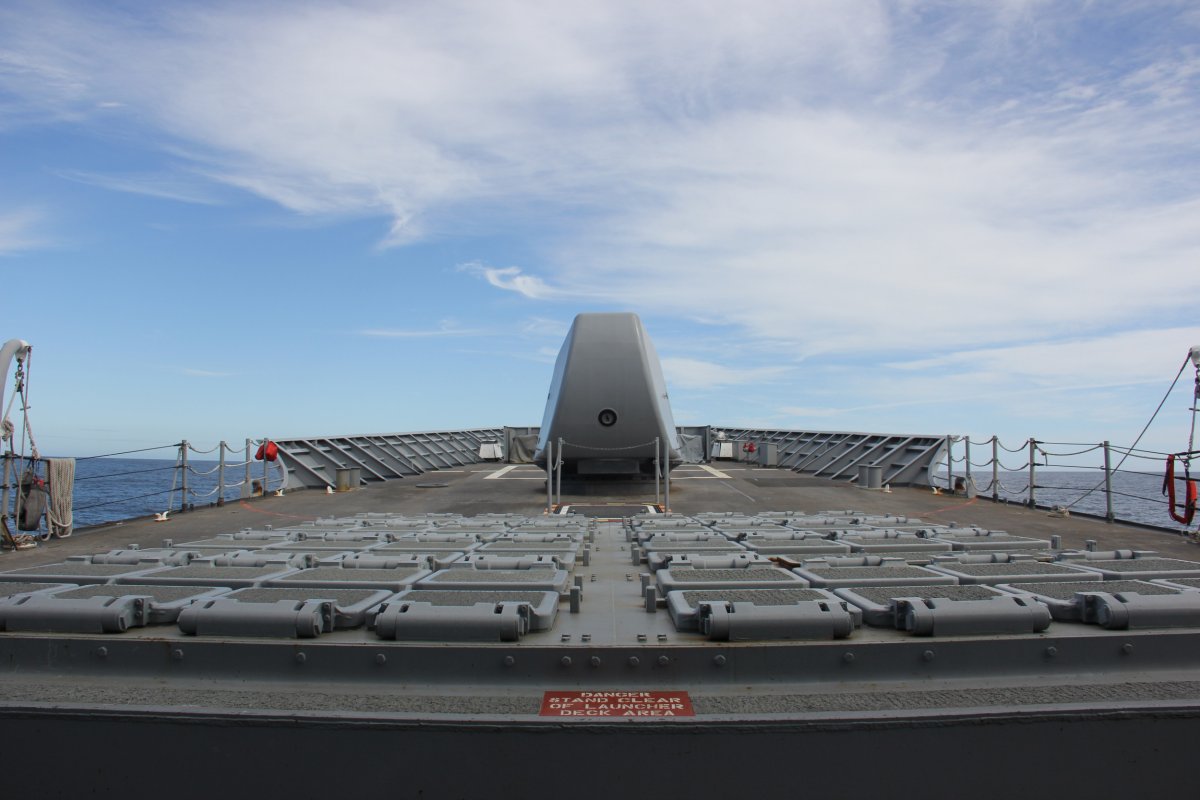 US Navy Cruiser Operates in Northern Pacific