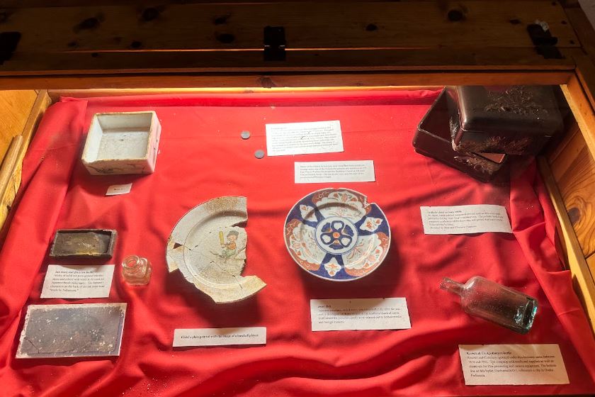 These porcelain bowls were discovered by archaelogists in Santa Barbara, CA . 