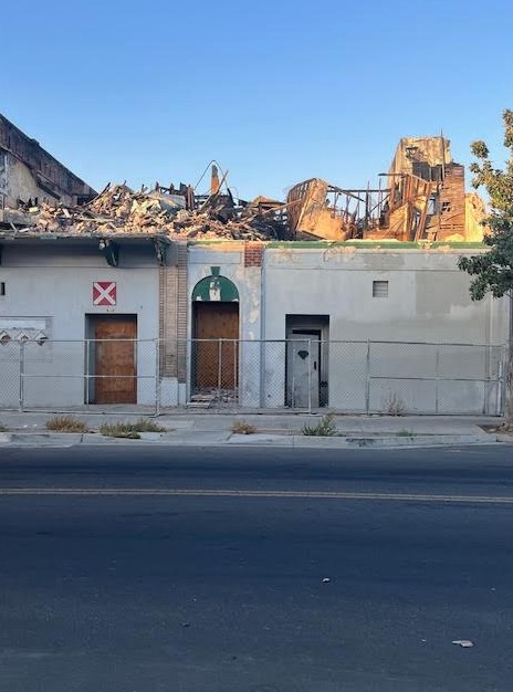Bing Kong Tong Association Building. after the fire