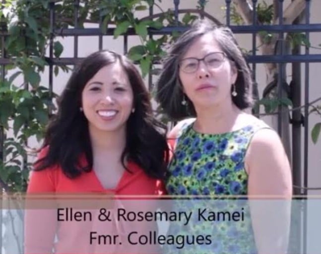 Ellen and Rosemary Kamei.