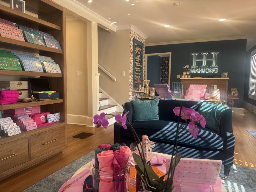 The interior of Heron House in Charlotte, North Carolina.