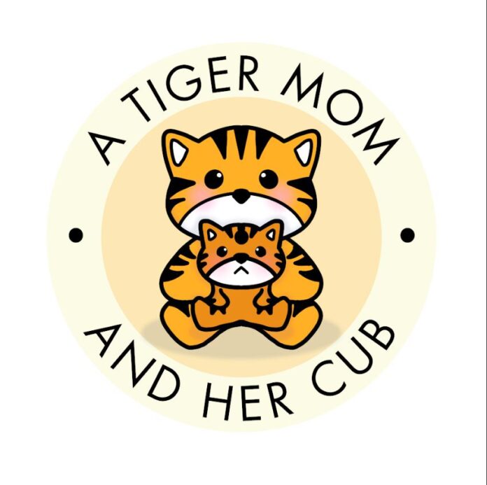 Tiger Mom and her Cub graphic shows a cub in her mom