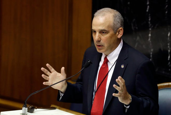Ohio Senate President Matt Huffman, R-Lima, says neither race nor partisanship were taken into account as Republicans prepared new legislative districts preserving the party's super-majorities in both chambers.