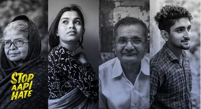 Photos of South Asian Americans with the caption 