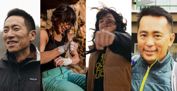 Asian American climbers on equity on the cliffs and crags