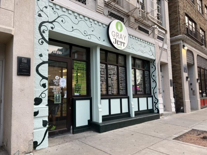 Site of Gray Jett Cafe, 1617 W. Wells St. Photo taken Aug. 21, 2023 by Sophie Bolich.