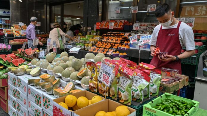 South Korea account balance, Japan spending