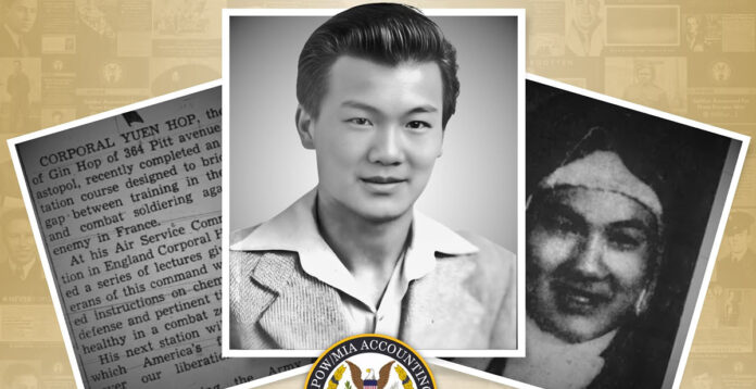 Chinese American WWII veteran Yuen Hop recovered and laid to rest