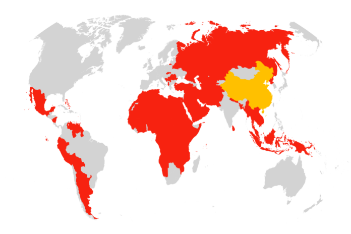 Map Shows China's Arms Sales Footprint Around the World: J-35 warplanes to drones, tanks and ships