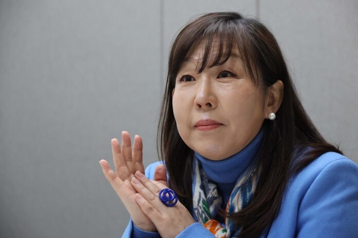 Hyejung Jeon, executive director of the London East Asia Film Festival, speaks in an interview with Maeil Business Newspaper. [Reporter Han Ju-hyeong]